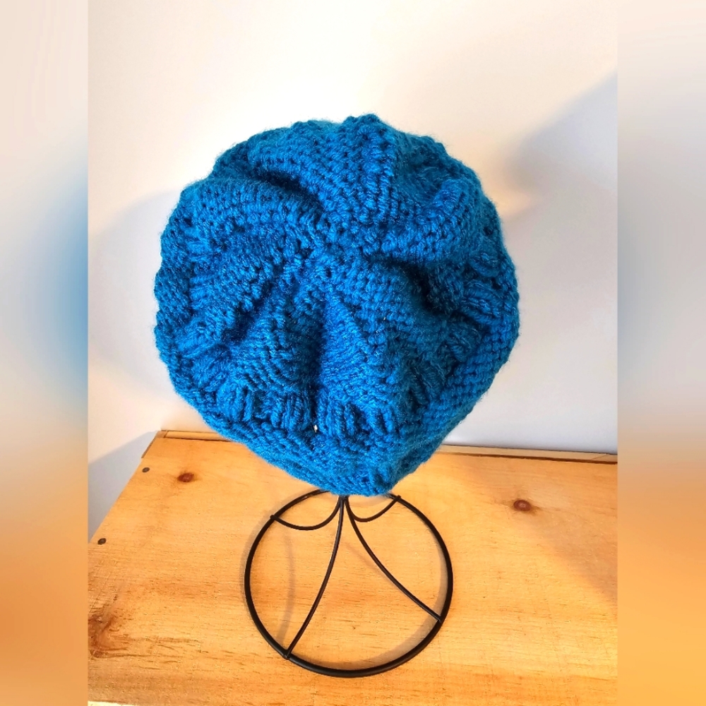 Hand Knit Winter Hat - Picture 3 of 4